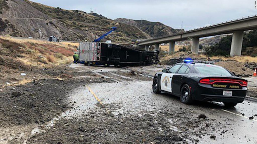 Snow, flooding and mudslides create traffic nightmare for Californians