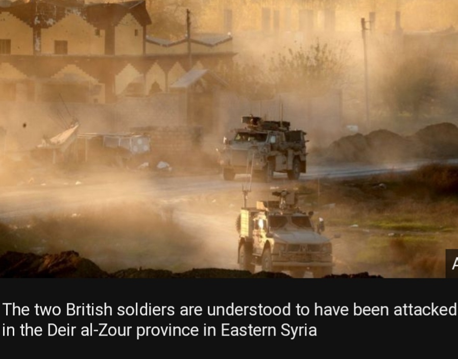 Two British soldiers injured in Islamic State attack in Syria