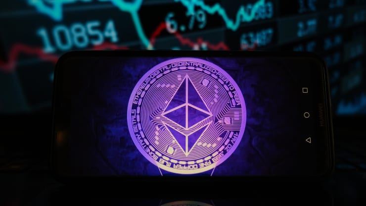 Ethereum, the world’s second-largest cryptocurrency, soars above $4,000 for the first time