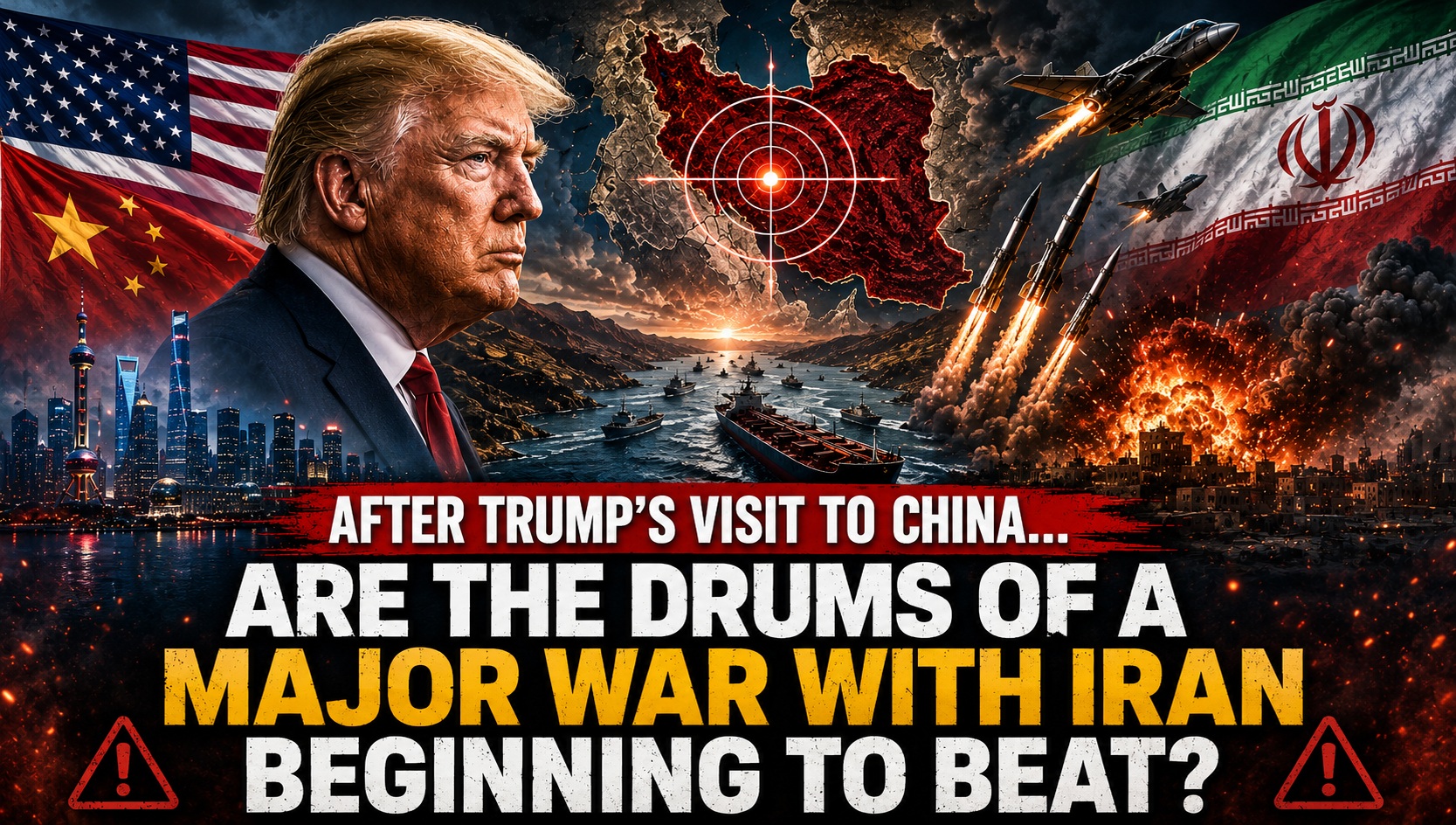 After Trump’s Visit to China… Are the Drums of a Major War with Iran Beginning to Beat?