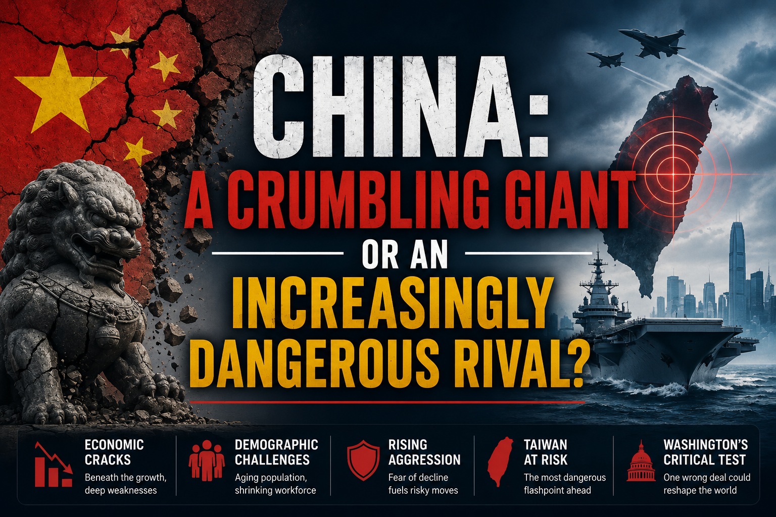 China: A Crumbling Giant or an Increasingly Dangerous Rival?