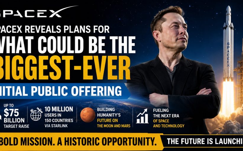 SpaceX Ignites Wall Street: Musk’s $75 Billion Gamble Could Rewrite the Future