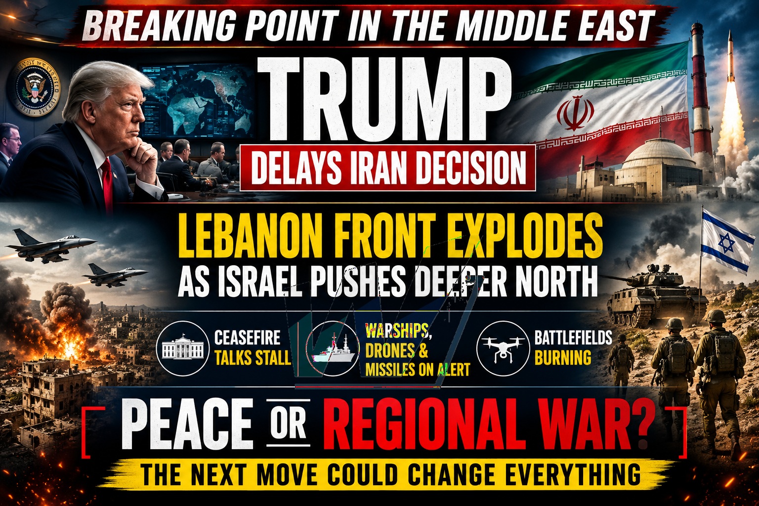 Trump’s Iran Gamble Meets Lebanon’s Escalation: A Middle East Ceasefire Hangs by a Thread