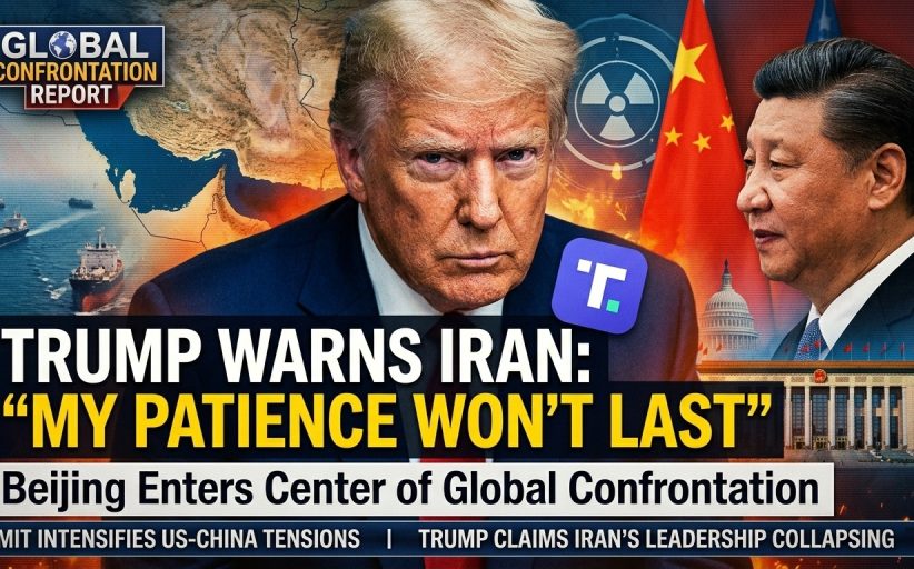 Trump Warns Iran: “My Patience Won’t Last”… As Beijing Enters the Center of the Global Confrontation