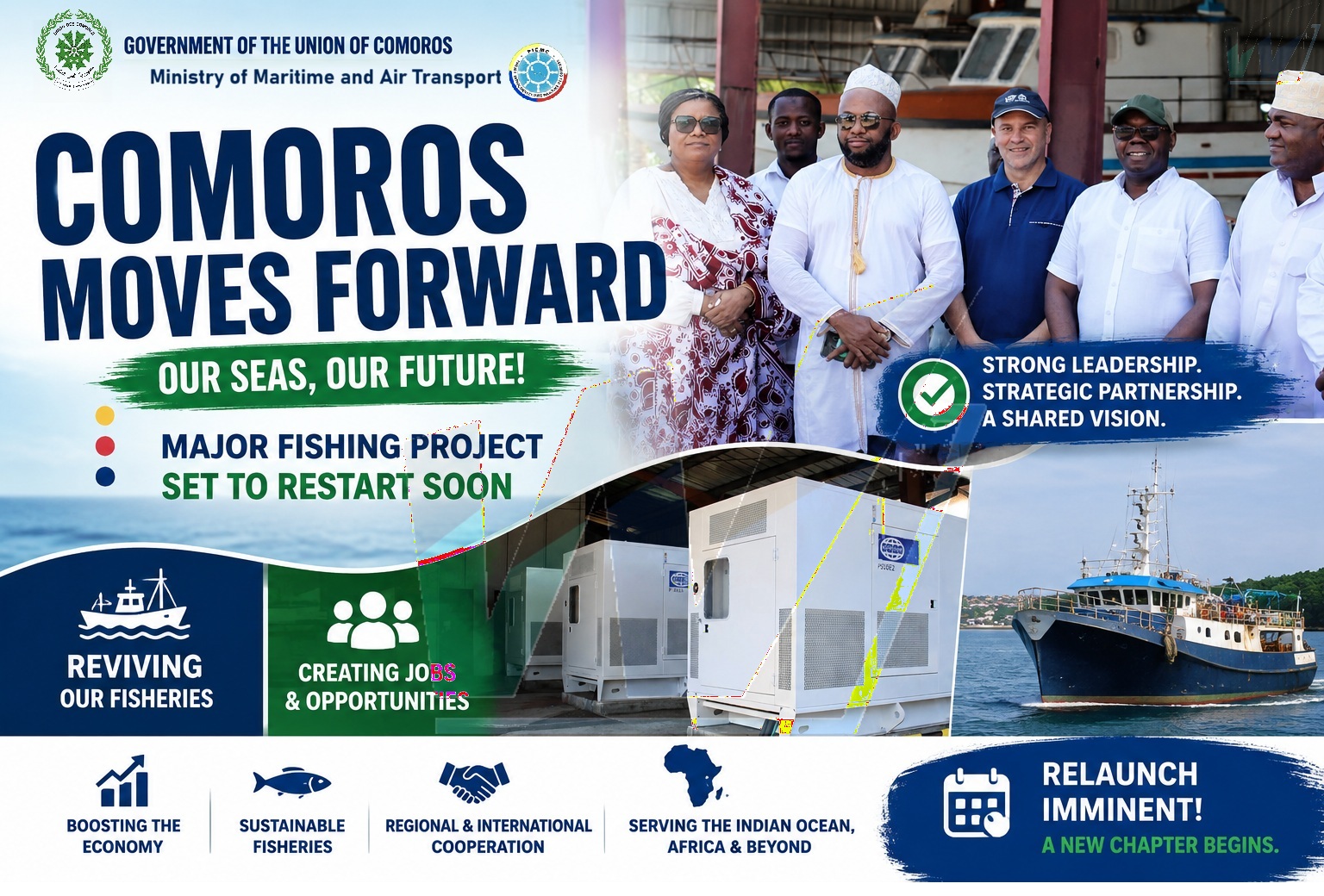 COMOROS SETS SAIL FOR REVIVAL