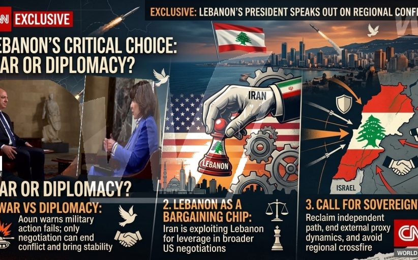 Lebanon's president speaks out on regional conflict in an exclusive interview with CNN's Christiane Amanpour.