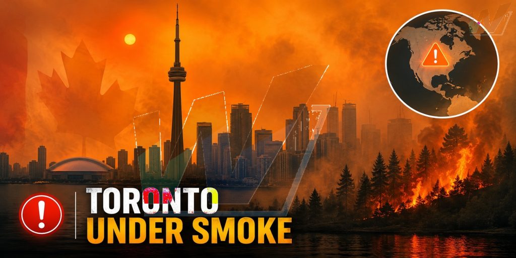 ORANGE SKIES OVER TORONTO