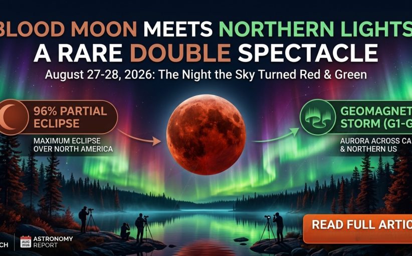 Blood Moon Meets Northern Lights: A Rare Double Spectacle Lights Up the August Sky