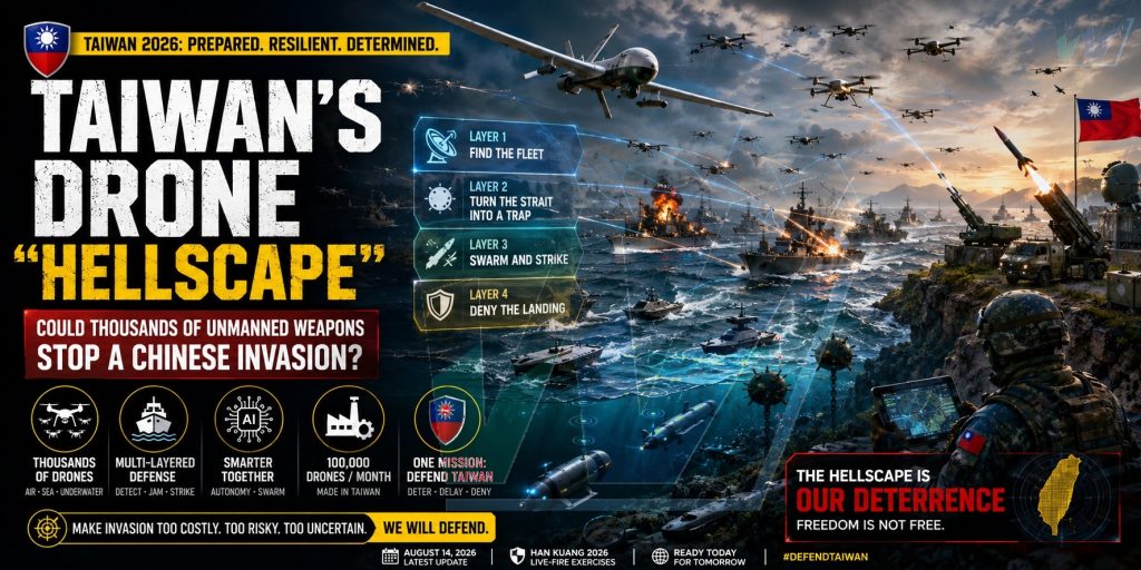 Taiwan’s Drone “Hellscape”: Could Thousands of Unmanned Weapons Stop a Chinese Invasion?