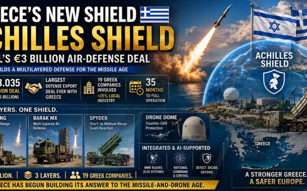 Israel’s €3 Billion “Achilles Shield” for Greece: A New Air-Defense Era Takes Shape