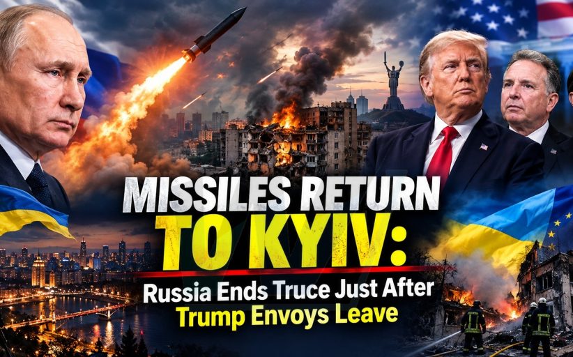 Missiles Return to Kyiv, Just as Diplomacy Leaves