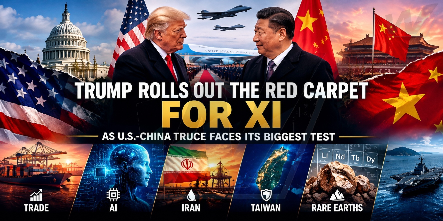 Trump Rolls Out the Red Carpet for Xi as U.S.-China Truce Faces Its Biggest Test