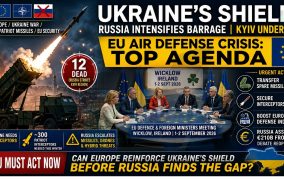 Ukraine Air Defenses Top EU Agenda as Russian Barrage Raises Stakes Across Europe