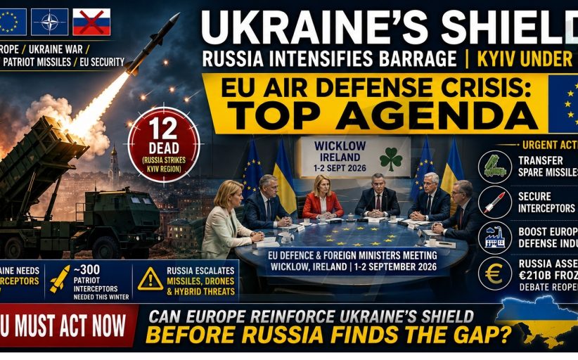 Ukraine Air Defenses Top EU Agenda as Russian Barrage Raises Stakes Across Europe
