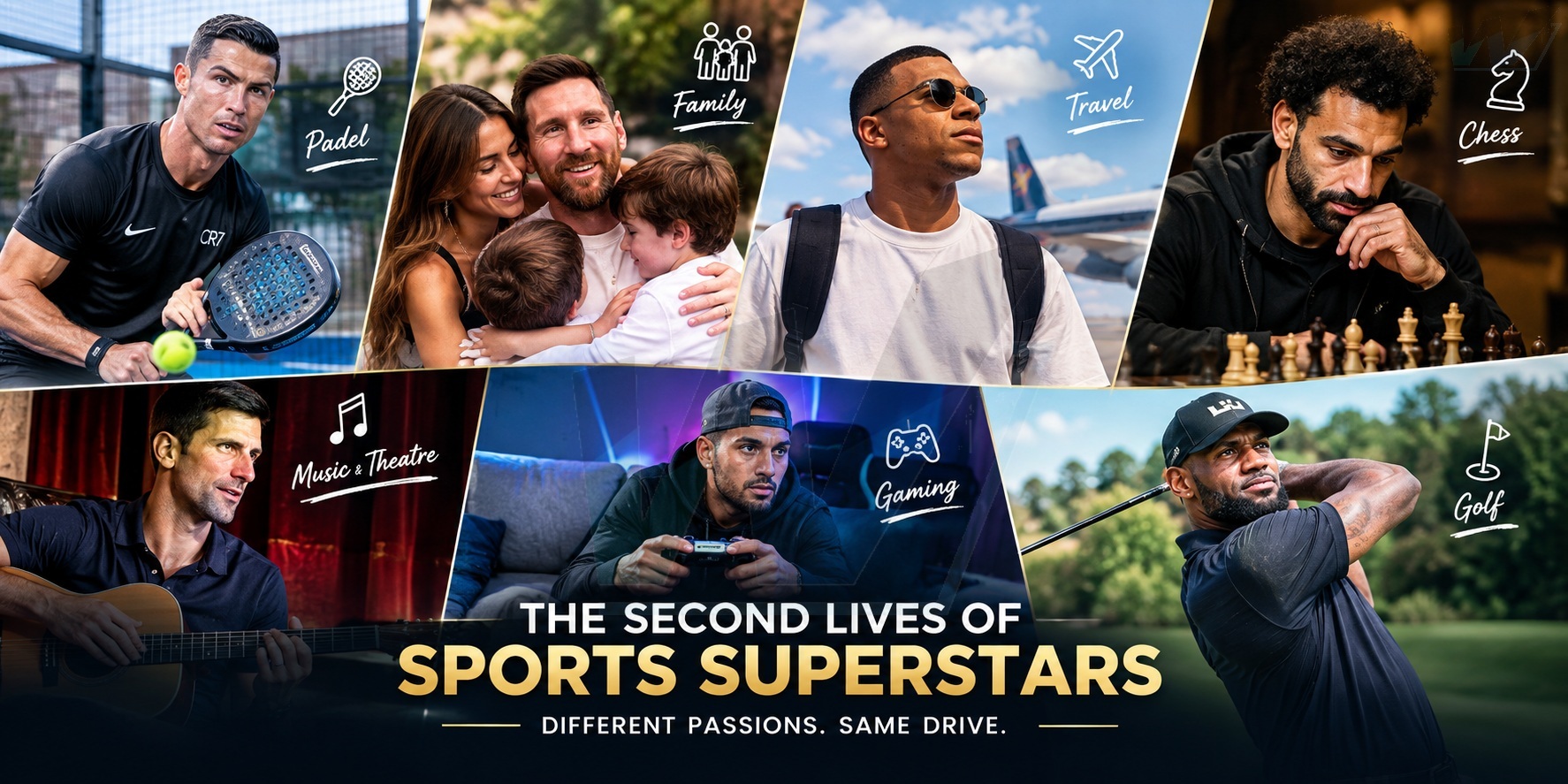 Ronaldo, Messi and Salah: What Do Sports Superstars Do Away from the Field?