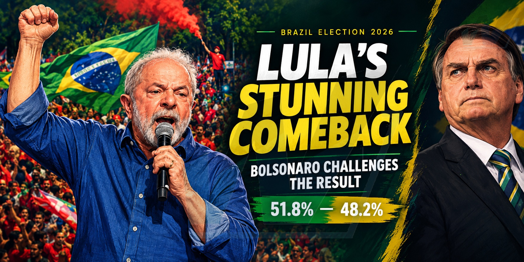 Lula’s Stunning Comeback Shakes Latin America as Bolsonaro Challenges Brazil Election