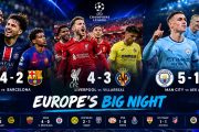PSG Stun Barcelona as Liverpool Survive Seven-Goal Thriller and Man City Run Riot in Champions League