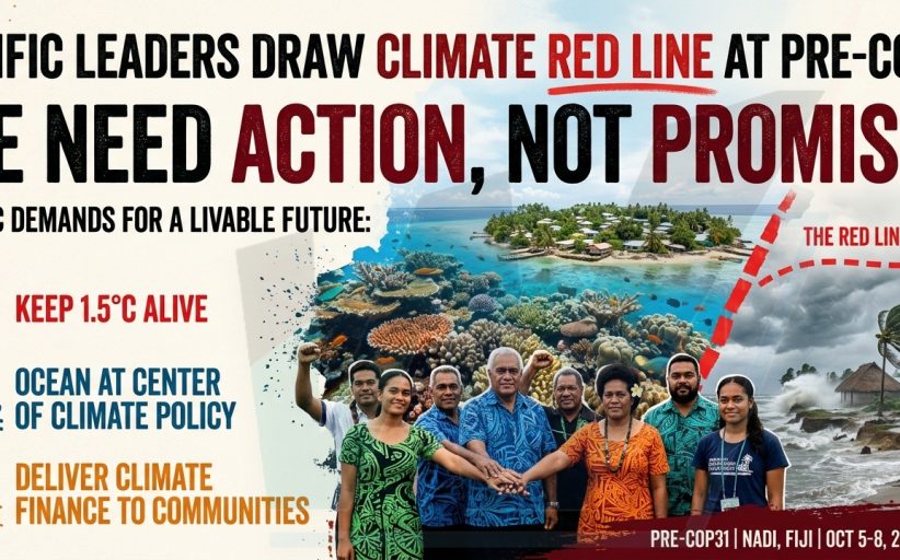 Pacific Leaders Draw a Climate Red Line as Pre-COP31 Opens in Fiji