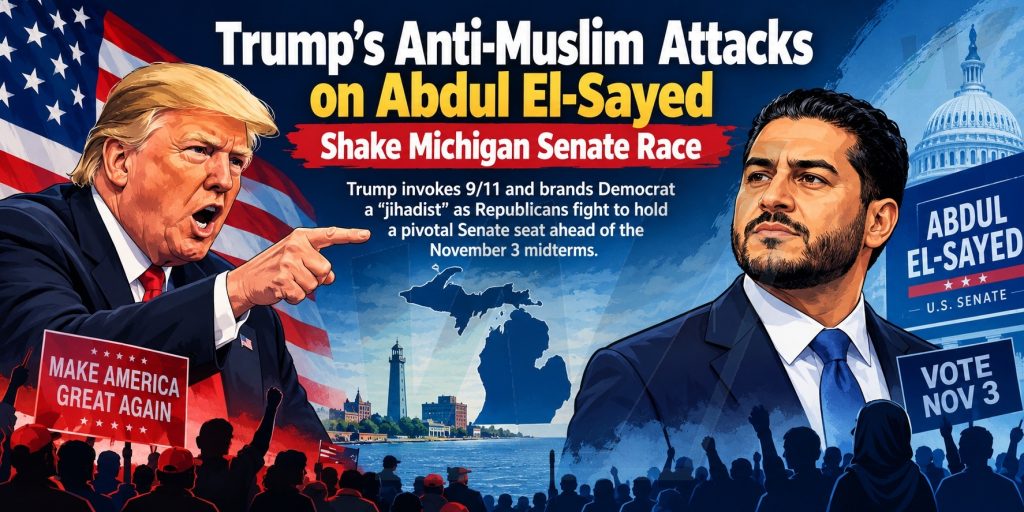 Trump’s Anti-Muslim Attacks on Abdul El-Sayed Shake Michigan Senate Race