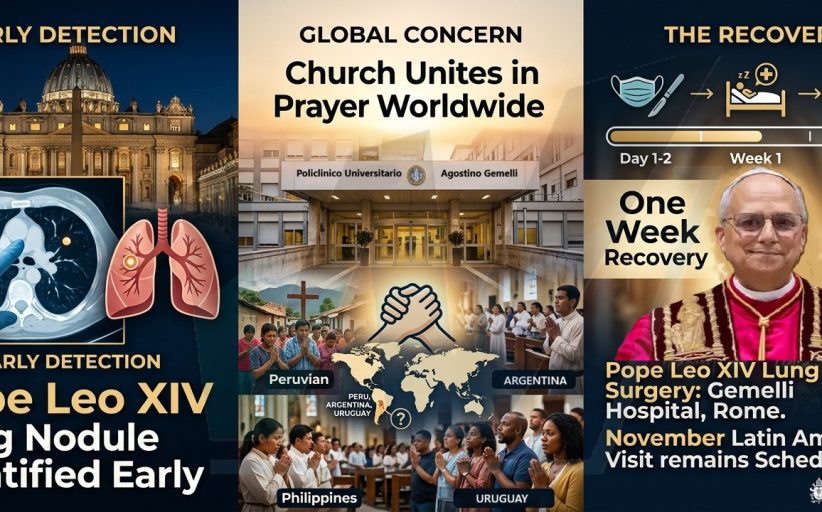 Pope Leo XIV Heads to Hospital for Lung Surgery as Catholics Worldwide Pray for His Recovery