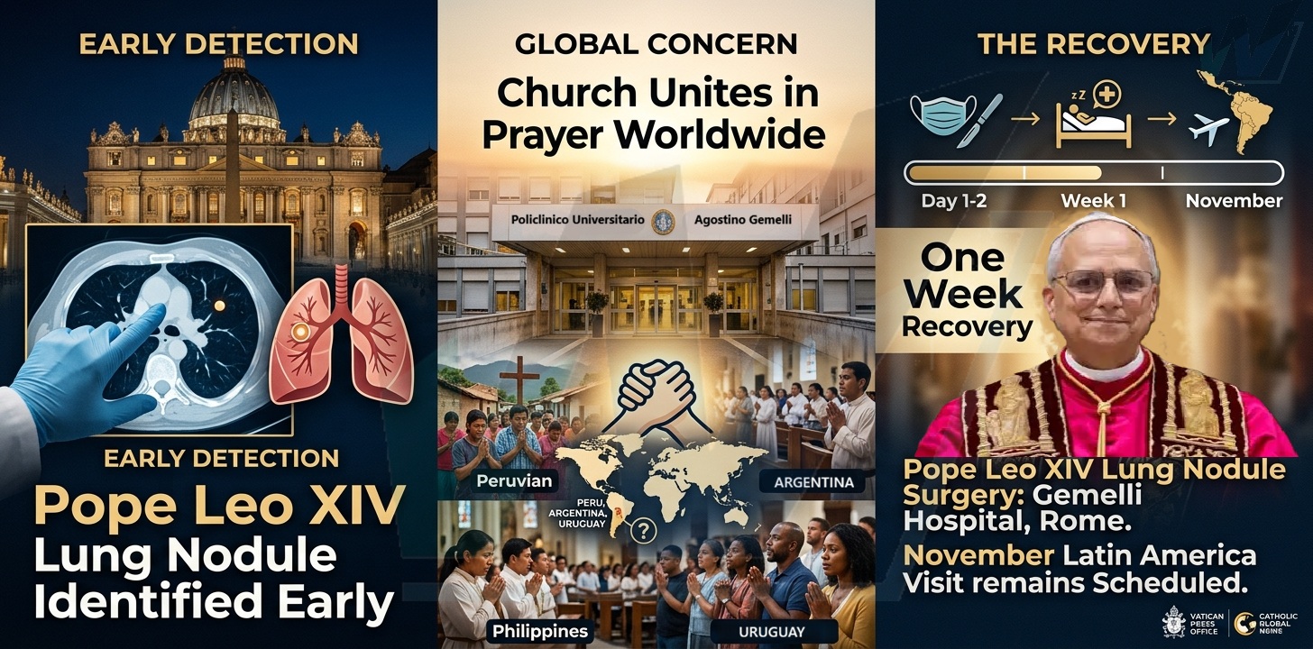 Pope Leo XIV Heads to Hospital for Lung Surgery as Catholics Worldwide Pray for His Recovery